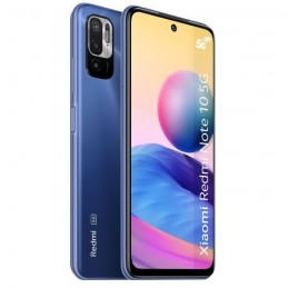 XIAOMI Redmi Note10 5G Bleu Smartphone 6.5'' - RAM 4Go - Stockage 64Go - 48Mp - Android 11 - vue de trois quart