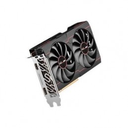 SAPPHIRE PULSE AMD RADEON™ RX 6500 XT GAMING OC Carte Graphique 4Go GDDR6 HDMI / DP - vue de trois quart