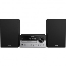 PHILIPS TAM4205 Micro-Chaîne Hi-Fi 60W - Bluetooth - CD, MP3, USB, FM - Entrée audio - Enceintes Bass Reflex - vue de face
