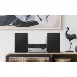 PHILIPS TAM4205 Micro-Chaîne Hi-Fi 60W - Bluetooth - CD, MP3, USB, FM - Entrée audio - Enceintes Bass Reflex - vue en situation