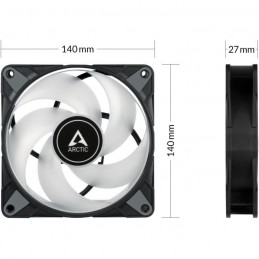 ARCTIC P14 PWM PST A-RGB Ventilateur boitier PC 120mm (ACFAN00239A) - vue dimensions