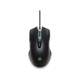 HP Backlit MS HP300 PACK Gaming Souris et tapis de souris - vue souris de dessus