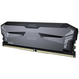 LEXAR Ares 16Go DDR5 (1x 16Go) RAM DIMM 4800MHz CL40 (LD5DU016G-R4800GS2A) - vue de trois quart