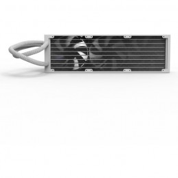 ZALMAN Reserator5 Z36 Blanc Watercooling CPU - Ventilateur 3x 120mm - vue radiateur de dessous