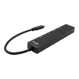 I-TEC Station d'accueil de voyage USB-C - HDMI 4K, 2x USB, port SD / microSD, usb-c Power Delivery 60W - vue de trois quart