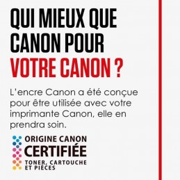 CANON CLI-551BK Noir Cartouche d'encre (6508B001) pour PiXMA iP8750, MG7150, MX925 - vue certifiée