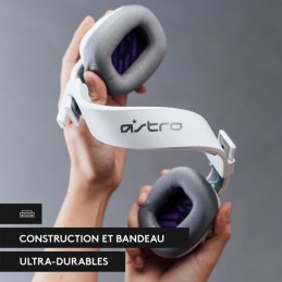 ASTRO A10 Blanc Casque-micro Gaming Filaire 2e génération pour PC, PlayStation - vue solidité