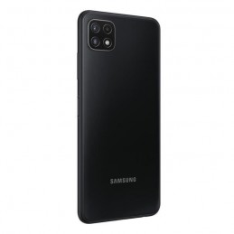 SAMSUNG Galaxy A22 5G Gris Smartphone 6.6'' - RAM 4Go - Stockage 128Go - 48Mp - Android 11 - vue de trois quart dos