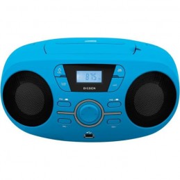 BIGBEN INTERACTIVE CD61BLUSB Lecteur Radio Cd Portable Usb Bleu + Speakers Lumineux - vue de face