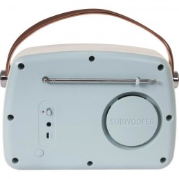 MADISON FREESOUND-VR30 Radio portable rechargeable Bluetooth, AUX et FM - Tuner analogique a cadran - vue de dos