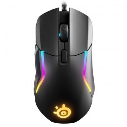 STEELSERIES Rival 5 Noir RGB Souris gaming Filaire USB - vue de dessus