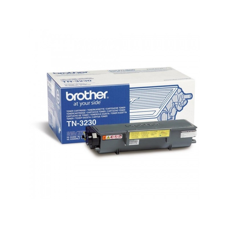 BROTHER TN-3230 Toner laser Noir 3000 pages authentique pour DCP-8085, HL-5380, MFC-8890 - vue emballage