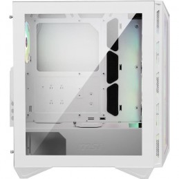 MSI MPG GUNGNIR 110R WHITE RGB Blanc Boitier PC Moyen tour ATX (306-7G10W21-W57) - vue de profil