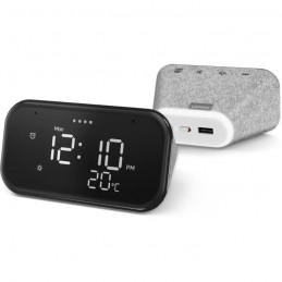 LENOVO Radio réveil Smart Clock Essential Gris LCD 4'' Assistant Vocal - RAM 4 Go + Flash 512 Mo