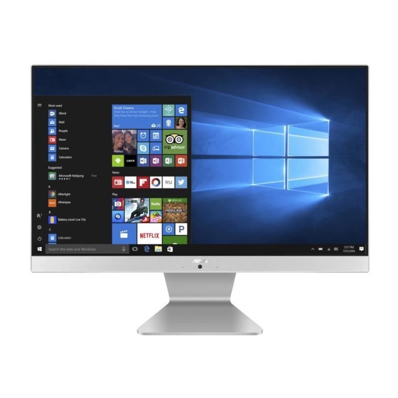 ASUS Vivo AIO V222GAK-WA229T PC Tout-en-un 22'' FHD - Pentium J5040 - RAM 8Go - SSD 256Go - Clavier + Souris - W10