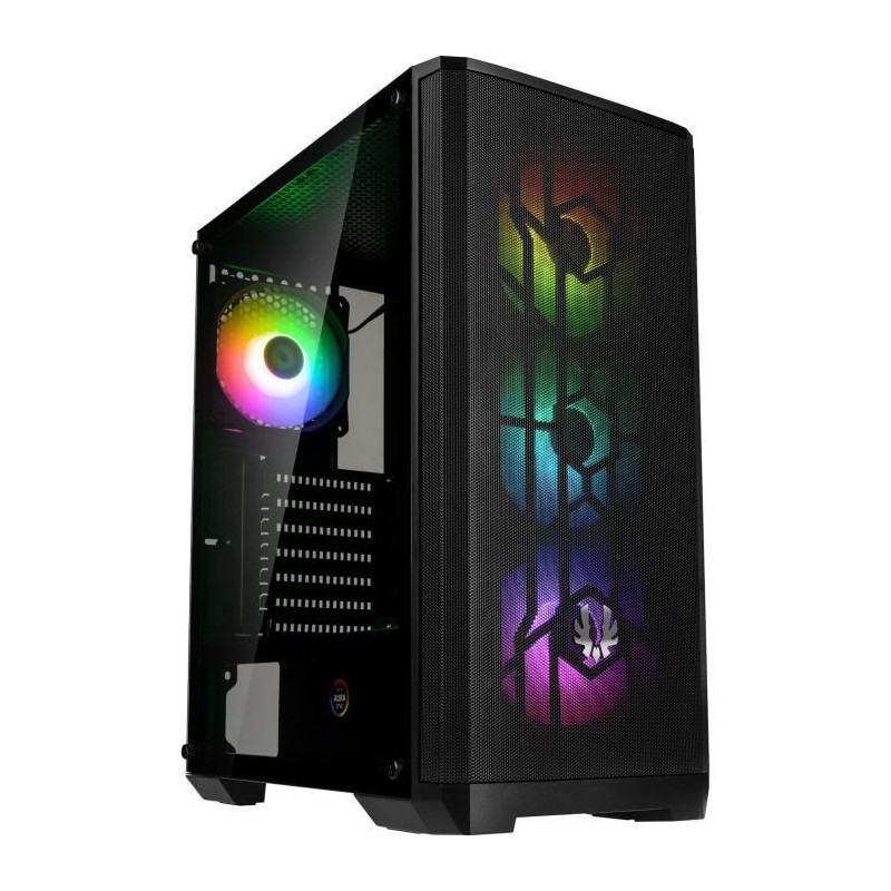 BITFENIX Nova Mesh SE TG 4ARGB Noir Boitier PC Moyen tour ATX (BFC-NSE-300-KKGSK-4A)