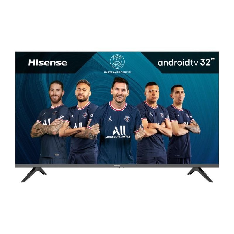 HISENSE 32B10G TV LED 32'' HD (80cm) - Smart TV - Dolby Audio - 2x HDMI, 2x USB - Tuner satellite - vue de face