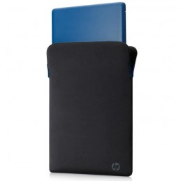 HP Bleu Housse de protection pour ordinateur portable 14.1'' - Réversible - vue de trois quart