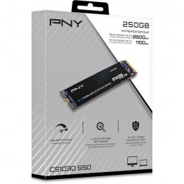 PNY CS1030 250Go SSD M.2 GEN3 NVMe (M280CS1030-250-RB) - vue emballage