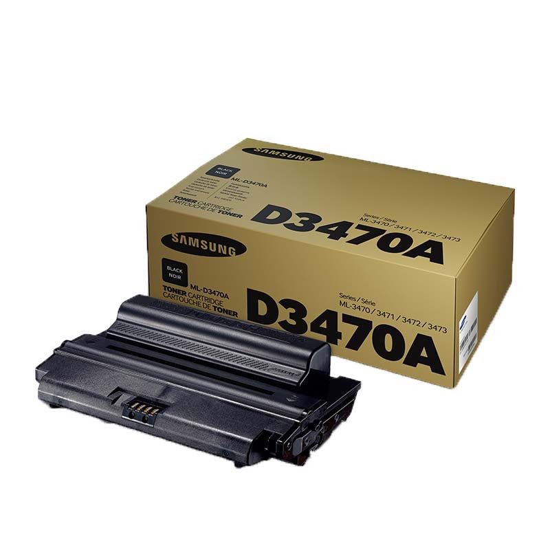 SAMSUNG ML-D3470A (SU665A) Noir Toner laser HC authentique pour ML-3470D, ML-3470ND, ML-3471DK, ML-3471ND - vue emballage