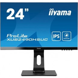 IIYAMA ProLite XUB2490HSUC-B1 Ecran PC 24'' FHD - Dalle IPS - 4ms - 60Hz - HDMI, DisplayPort, VGA - vue de face