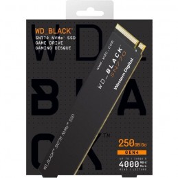 WESTERN DIGITAL 250Go SSD WD BLACK SN770 NVMe M.2 2280 (WDS250G3X0E) - vue GEN4