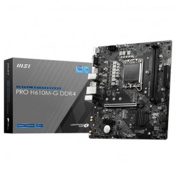 MSI PRO H610M-G DDR4 Carte Mere Socket LGA 1700 - Chipset Intel H610 - vue emballage