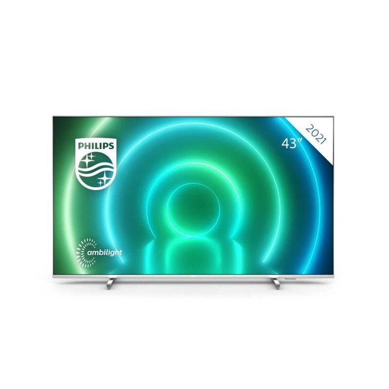 PHILIPS 43PUS7956 TV LED UHD 4K 43'' (108cm) - Ambilight 3 côtés - Android TV - Dolby Vision - Dolby Atmos - 4x HDMI
