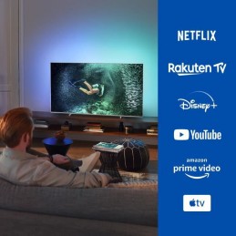 PHILIPS 43PUS7956 TV LED UHD 4K 43'' (108cm) - Ambilight 3 côtés - Android TV - Dolby Vision - Dolby Atmos - 4x HDMI - vue A