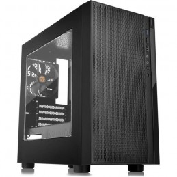 THERMALTAKE Versa H18 Noir Fenetre Boitier PC Mini Tour - Micro ATX (CA-1J4-00S1WN-00) - vue de trois quart