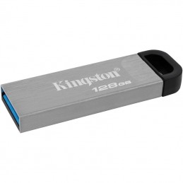 KINGSTON Clé USB 128Go DataTraveler Kyson - Boitier métal - vue de trois quart