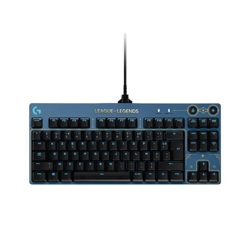 LOGITECH G Pro LIGHTSYNC RVB Clavier Gaming Mécanique - Edition Officielle League of Legends (920-010535)