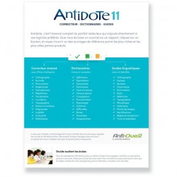 MYSOFT Antidote+ Personnel - Abonnement 1 an - 1 utilisateur (Antidote 11 + Antidote Web + Antidote Mobile) - vue antidote 11