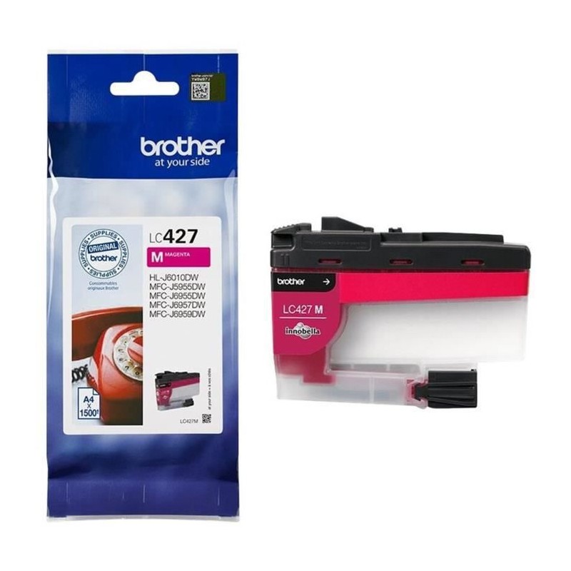 BROTHER LC427M Cartouche d'encre Magenta authentique pour MFC-J6955DW, MFC-J6957DW, MFC-J5955DW, HL-J6010DW - vue emballage