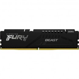 KINGSTON Beast 16Go DDR5 (2x 8Go) RAM DIMM 5600MHz CL40 (KF556C40BBK2-16) - vue à l'unité à plat