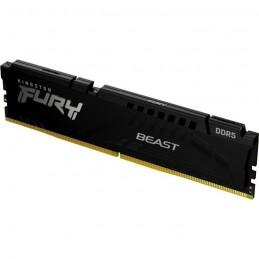 KINGSTON Beast 16Go DDR5 (2x 8Go) RAM DIMM 5600MHz CL40 (KF556C40BBK2-16) - vue à l'unité de trois quart