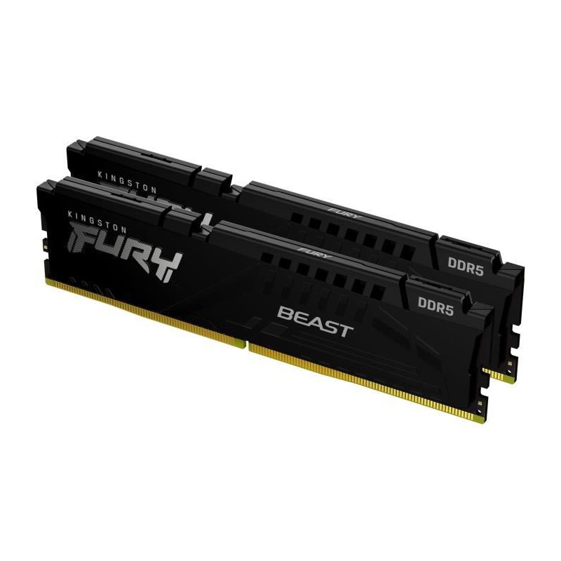 KINGSTON FURY Beast 16Go DDR5 (2x 8Go) RAM DIMM 5200MHz CL40 (KF552C40BBK2-16)