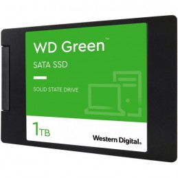 WESTERN DIGITAL 1To SSD WD Green SATA 2.5'' 7mm (WDS100T3G0A) - vue de trois quart