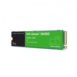 WESTERN DIGITAL 1To SSD WD Green SN350 NVMe M.2 (WDS100T3G0C) - vue de trois quart
