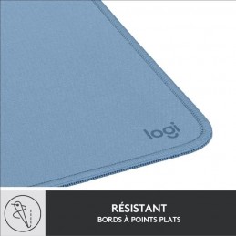 LOGITECH Série Studio Bleu Gris Tapis de souris durable - Glissement facile (956-000051) - vue résistant