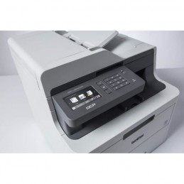 BROTHER DCP-L3550CDW Imprimante Multifonction laser couleur - Ethernet - WiFi - vue zoom panneau de commandes