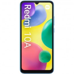 XIAOMI REDMI 10A 4G Bleu Smartphone 6.53'' - RAM 2Go - Stockage 32Go - MIUI 12.5 - vue de face