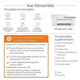 HP Deskjet 4130e Imprimante tout-en-un Jet d'encre couleur Copie Scan - vue d'ensemble