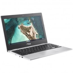 ASUS Chromebook CX1100 PC Portable 12'' HD - Celeron N4020 - RAM 4Go - 32Go eMMC - Chrome OS - AZERTY - vue de 3/4 gauche