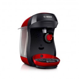 BOSCH TASSIMO T10 HAPPY Rouge et anthracite Machine a café multi-boissons 0.7L - 1400W - vue de trois quart