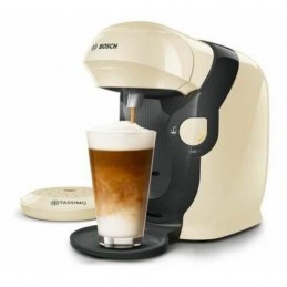 BOSCH TAS1107 Vanille TASSIMO Style Machine à café multi-boissons - T-Disc - 0.7L - 1400W - vue de trois quart