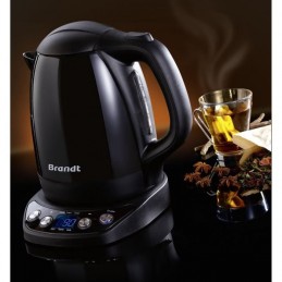 BRANDT BO1200EN Noir Bouilloire électrique 1.2L - 2000W - Base pivotante 360° - vue en situation