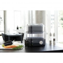 BRAUN FS5100 Noir Cuiseur Vapeur collection Identity 3L - 2 paniers - 850W - vue en situation