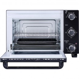 CONTINENTAL EDISON CEMF22B Noir Mini four électrique 22L - 1300W - Rôtissoire, Convection naturelle - vue de face