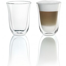 DELONGHI Lot de 2 tasses Latte Macchiato - 33 cl